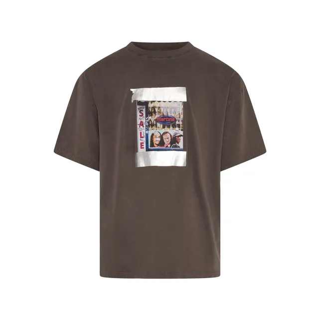 Martine Rose S/S Oversized T-Shirt maglietta marrone lavato