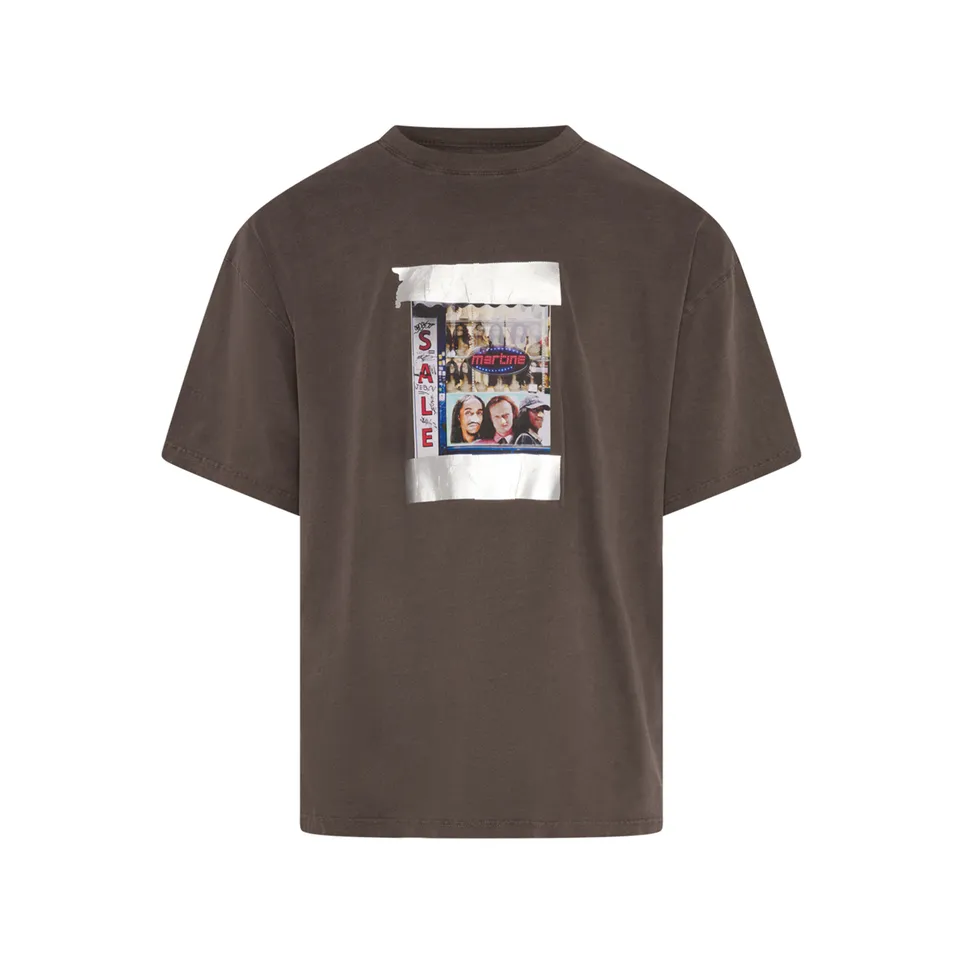 Martine Rose S/S Oversized T-Shirt maglietta marrone lavato