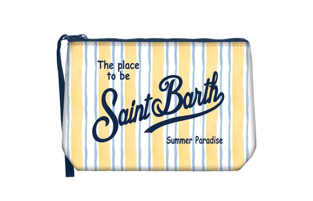 MC2 Saint Barth Aline 03281L pochette donna gialla righe