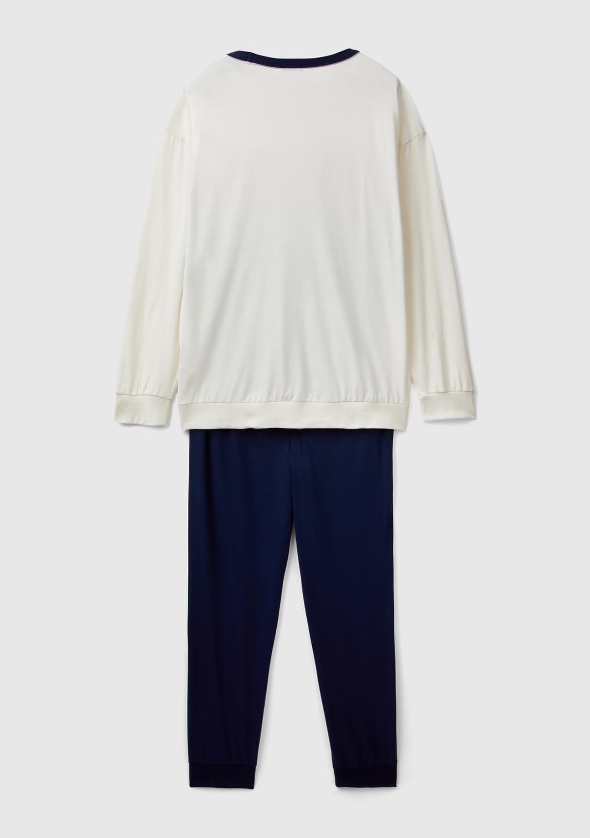 Benetton 3vd04p02d pigiama uomo taglia L cotone