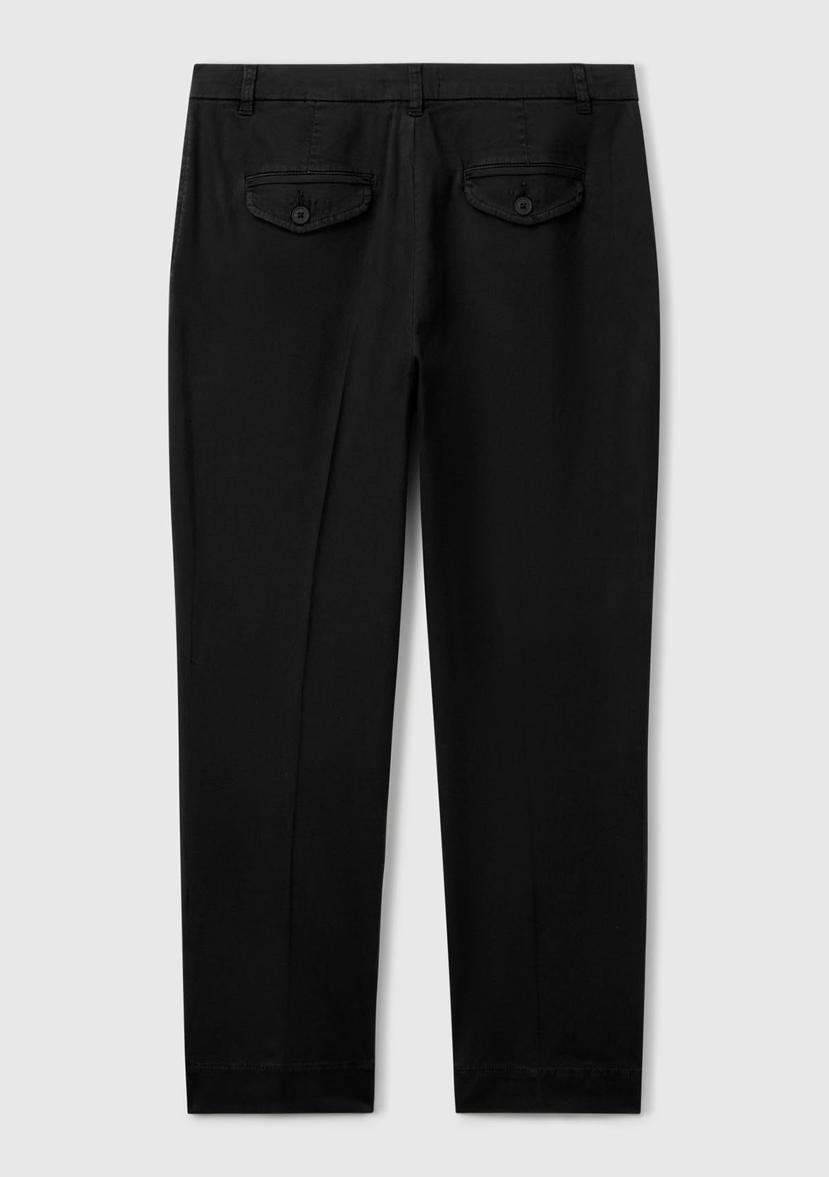 Benetton Pantaloni Donna Nero 100 Classici