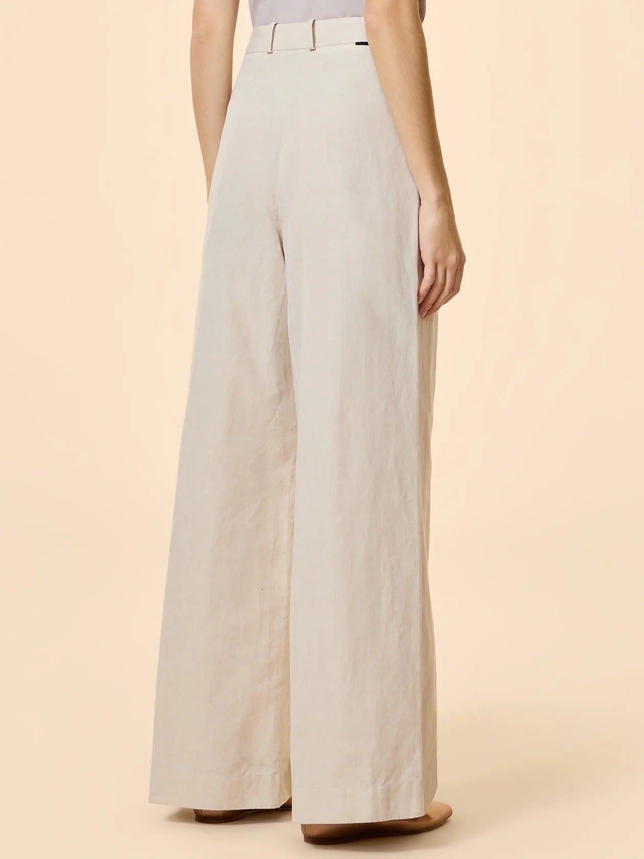 RRD Lynco Livia 26875 pantalone donna white sand