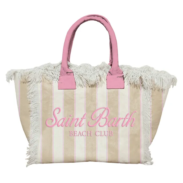 MC2 Saint Barth Colette 02596L borsa donna beige righe