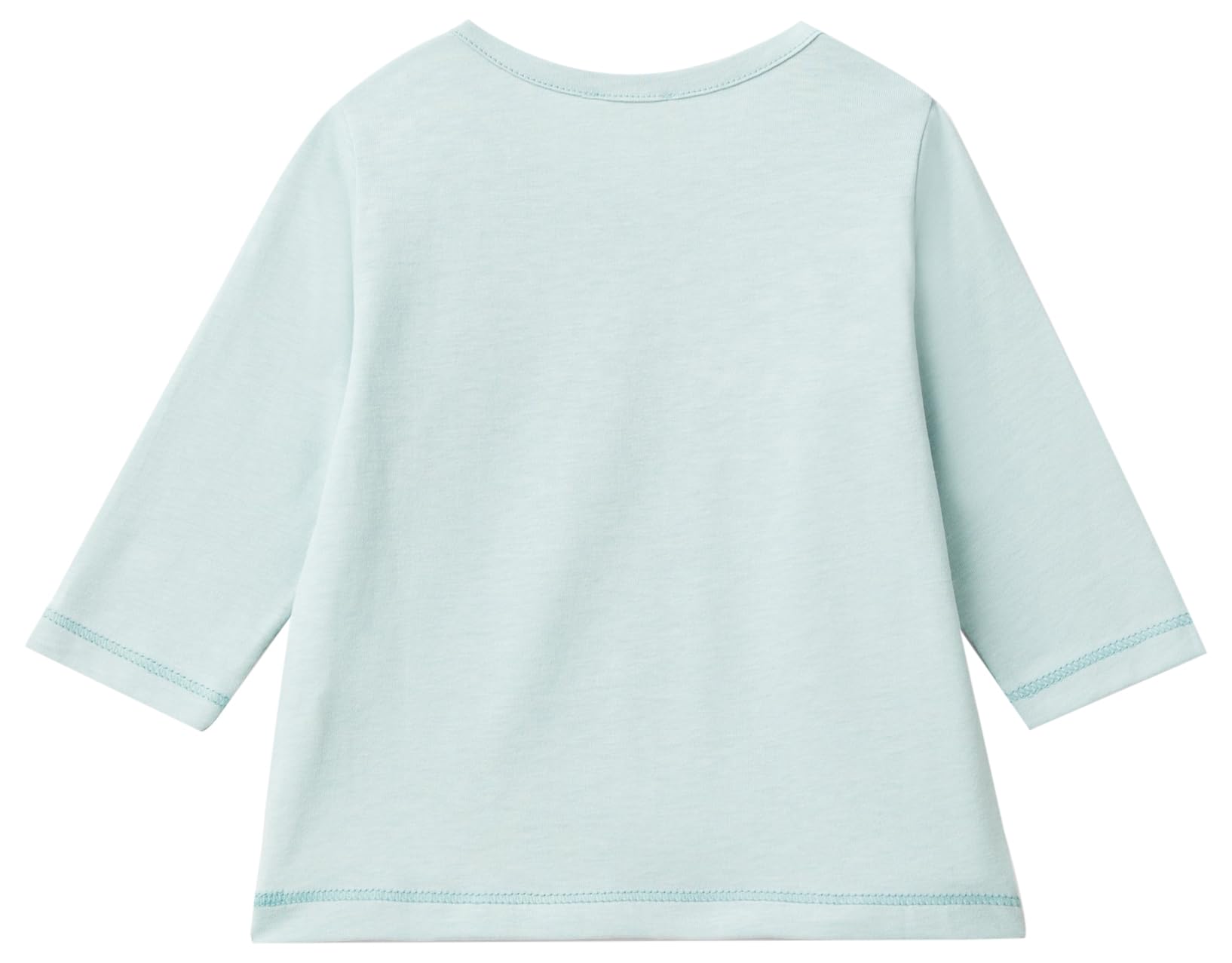 Benetton T-shirt bimbo manica lunga blu cotone