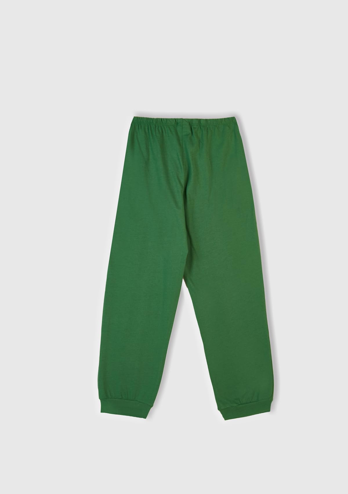 Benetton 3VD00P08X set pigiama bambino jersey cotone verde