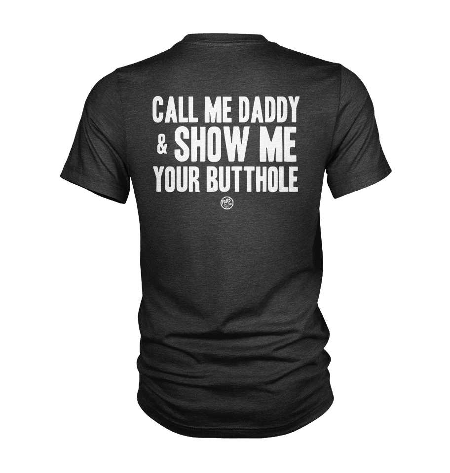 Pure Trash Call Me Daddy T-Shirt Uomo Nero XS triblend vintage