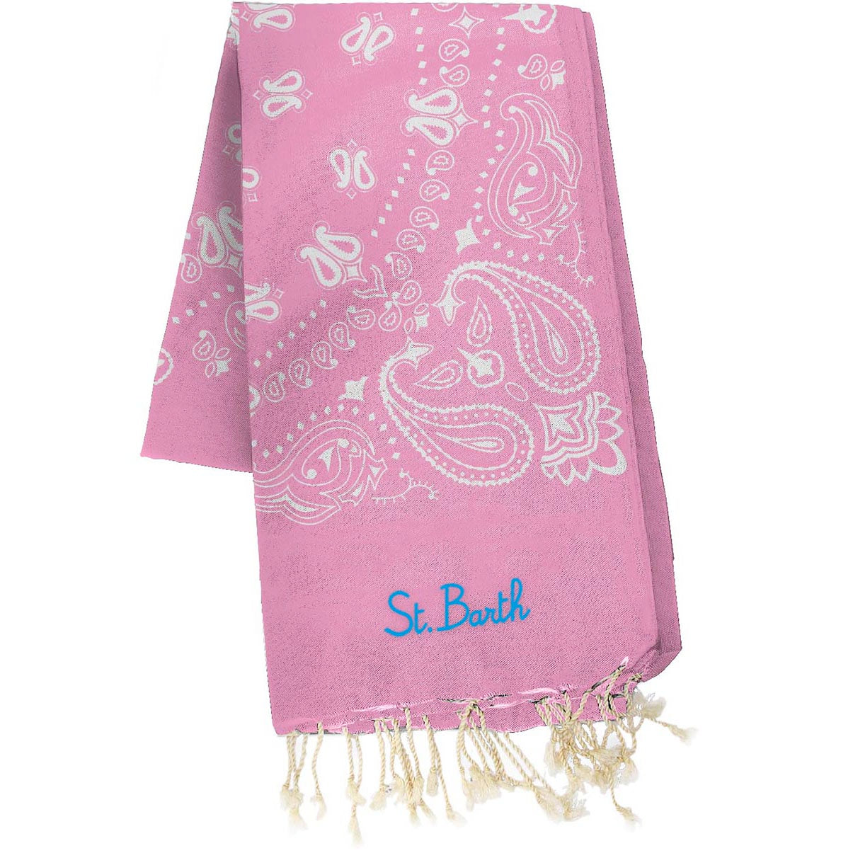 MC2 Saint Barth Foutas J N 02704L telo mare bandana rosa