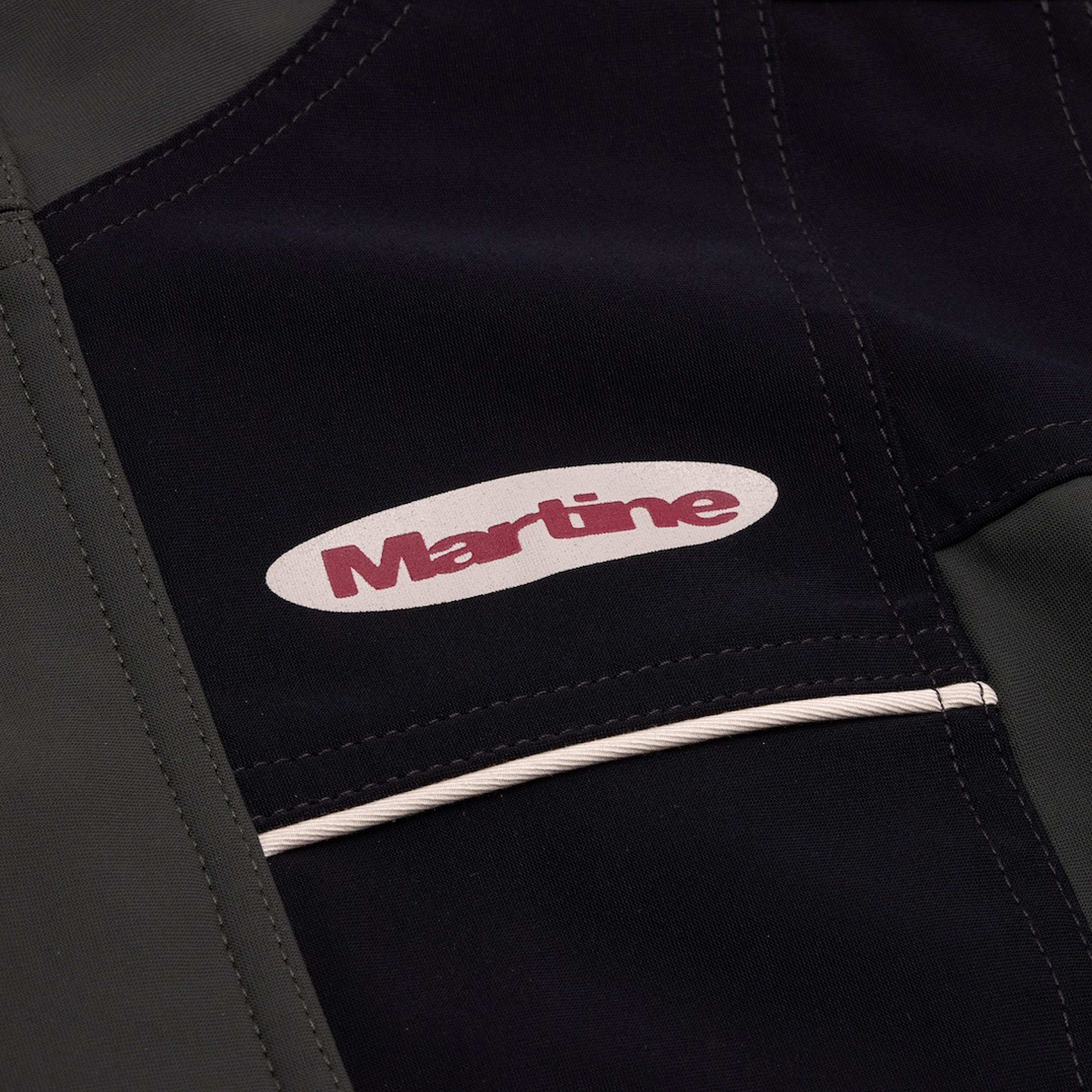 Martine Rose Stretch Jacket giacca verde elastan slim