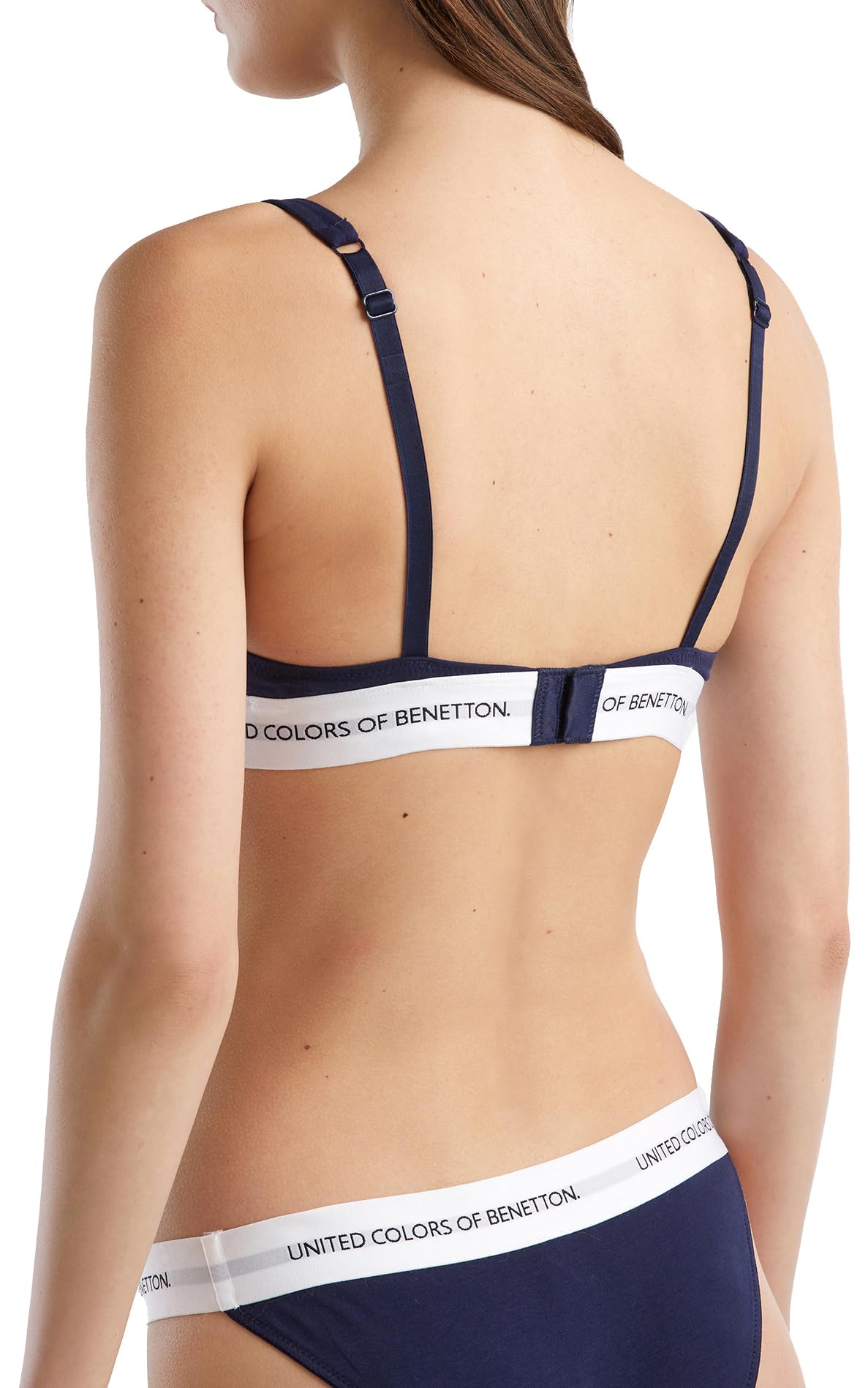 Benetton Intimo e Pigiami Reggiseno Triangolo Donna Blu Notte 252 cotone