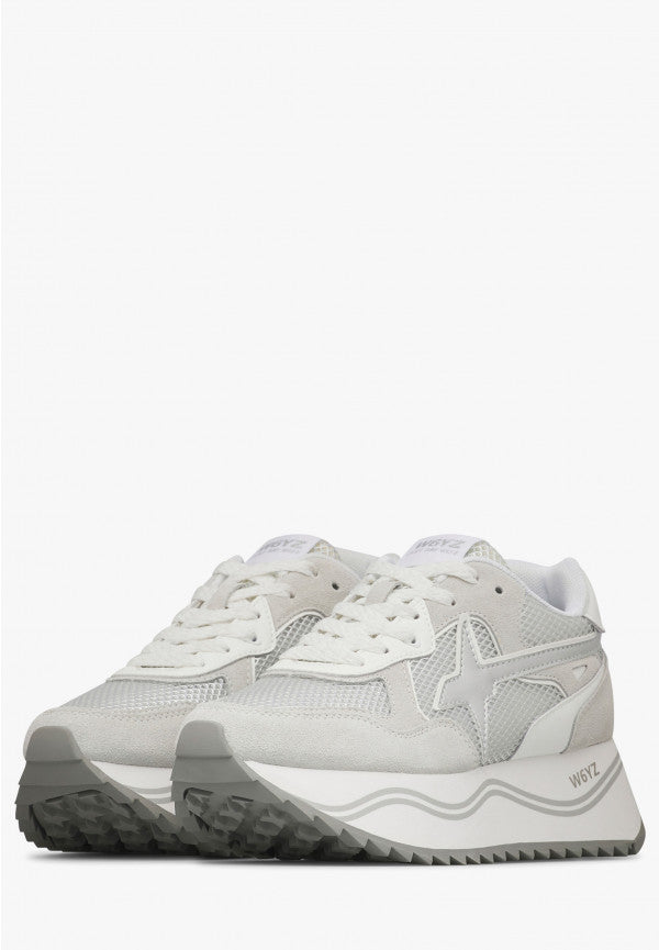 W6YZ Deva W 2017405 sneakers donna grigio argento