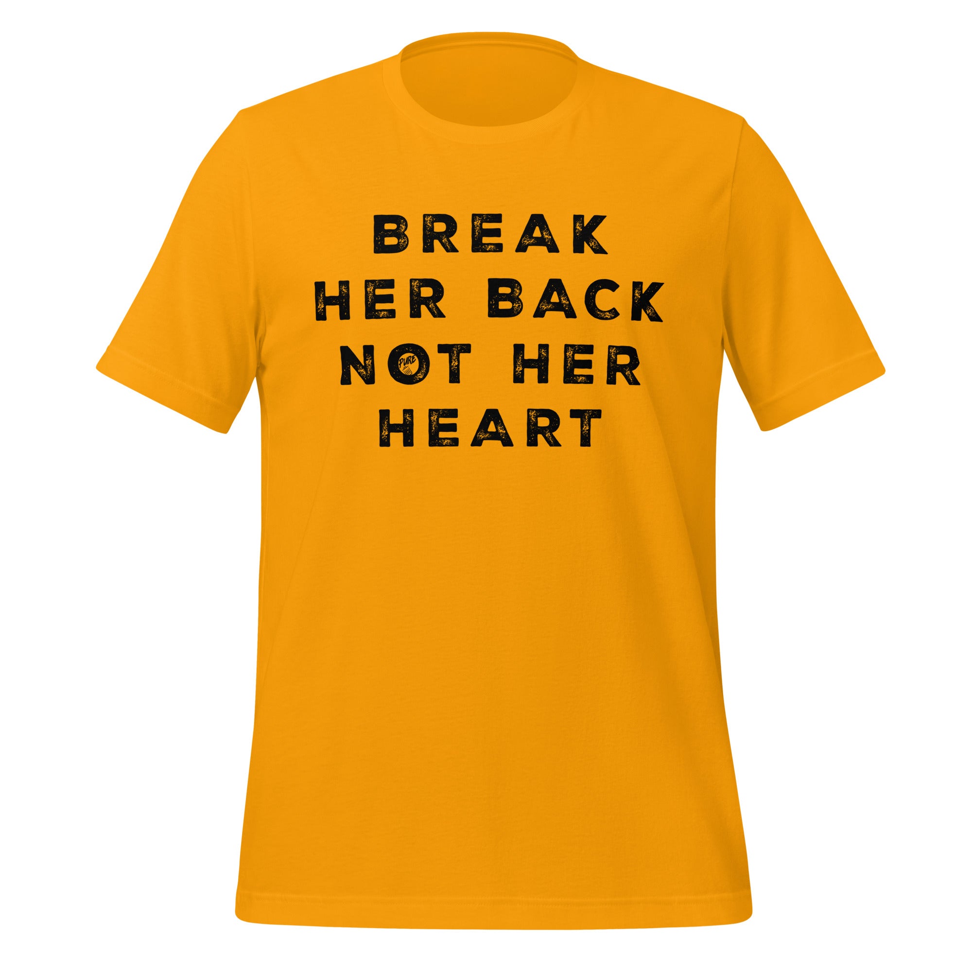Pure Trash Break Her Back Not Her Heart maglietta uomo nera cotone