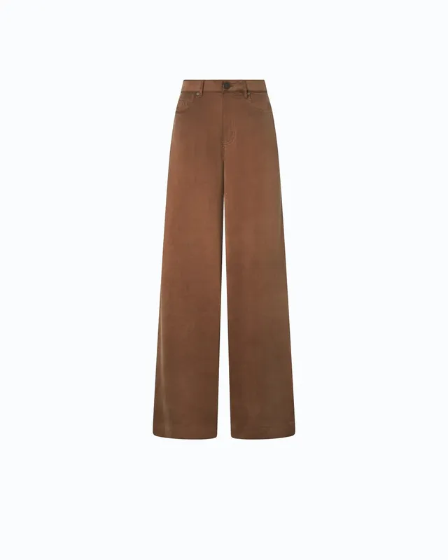 Pinko 107170-A3F8 Pantalone Donna Marrone Palazzo