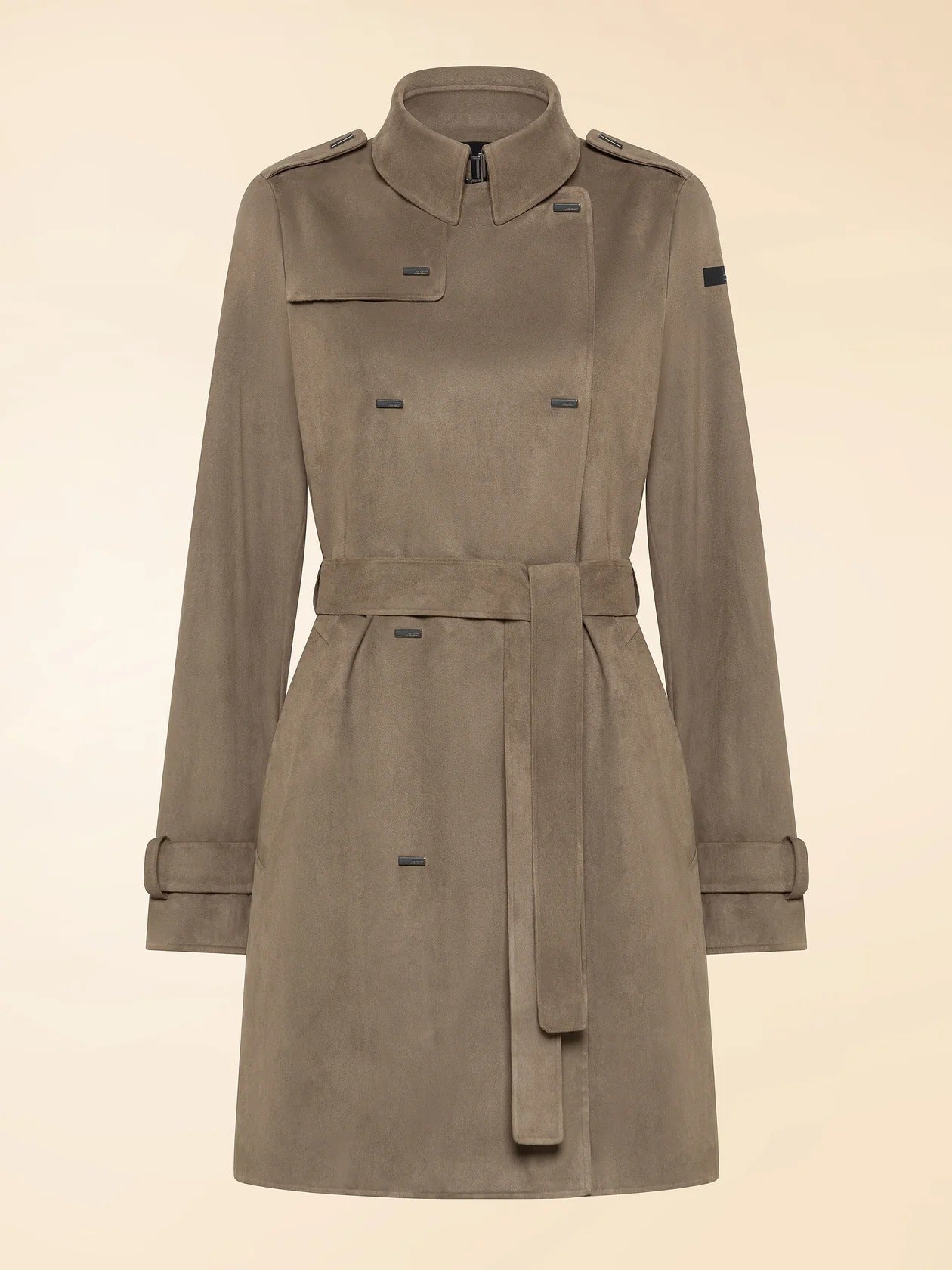RRD Nabucco 26514 trench donna tobacco ecosuede