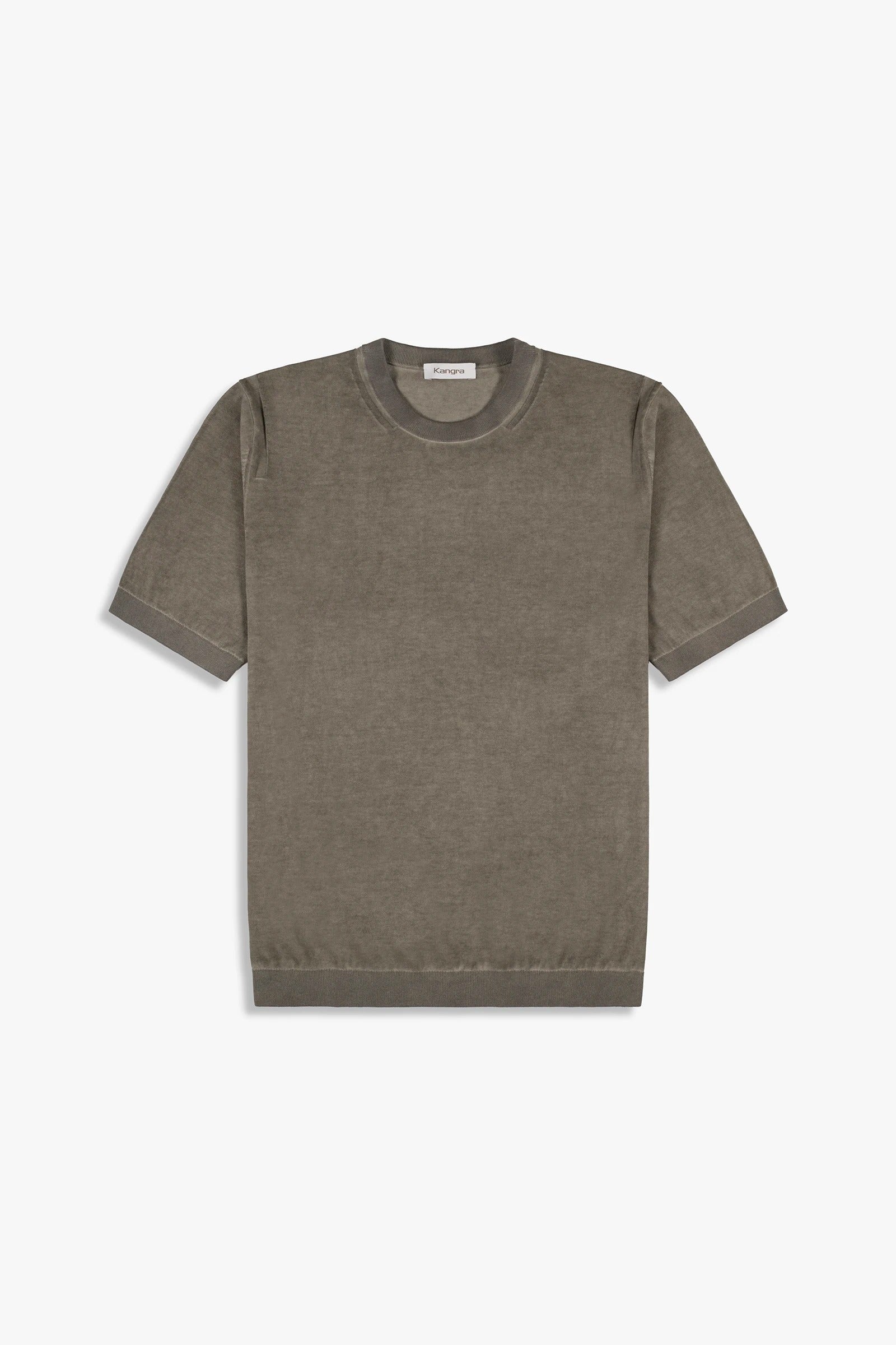 Kangra 3025 21 Maglia Uomo Nocciola Cotone Vintage