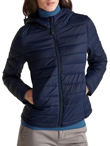 Benetton Giubbotto Micropiuma Nylon con Cappuccio Imbottitura 100g