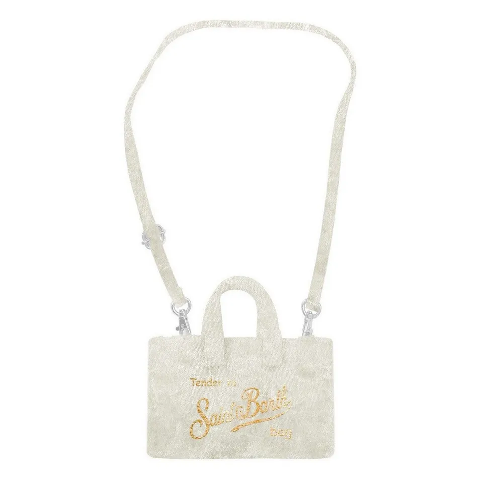 MC2 Saint Barth Phone Bag Velvet borsa panna velluto