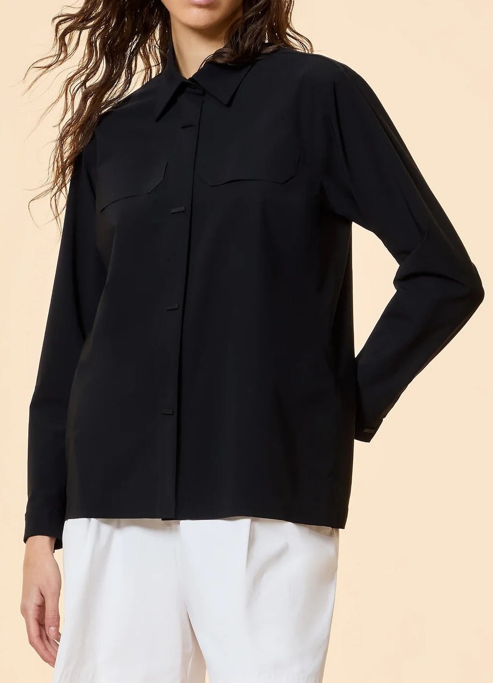 RRD Surflex 26764 Camicia Donna Nero Overshirt Over