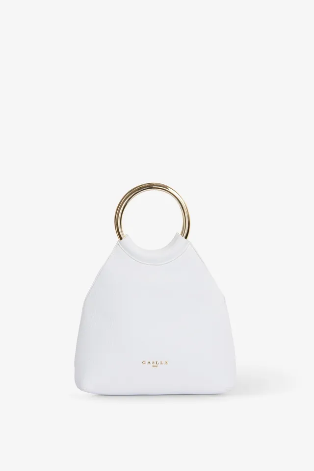 Gaelle Paris GAACW03071 Hobo Borsa Donna Bianco Ecopelle