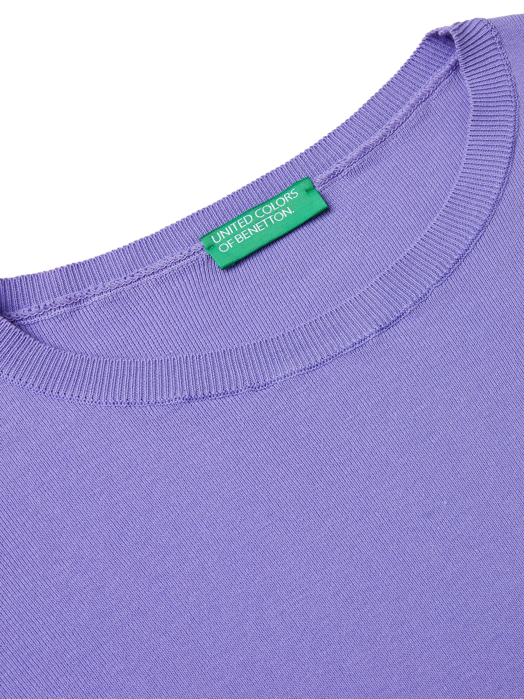 Benetton Maglieria maglia donna barca over in costina