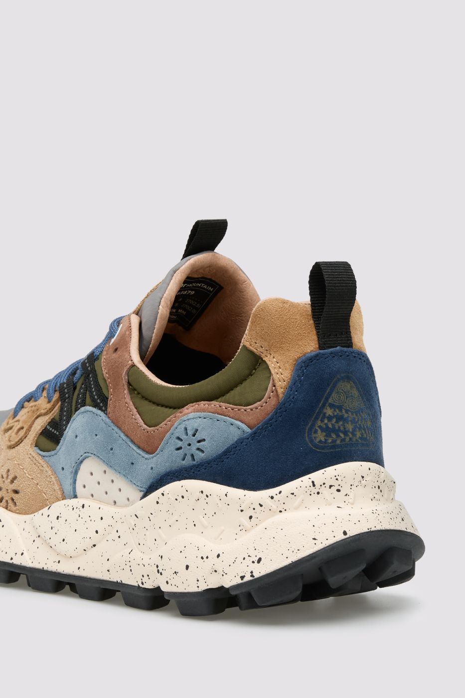Flower Mountain Yamano 3 sneaker uomo navy grigio suede