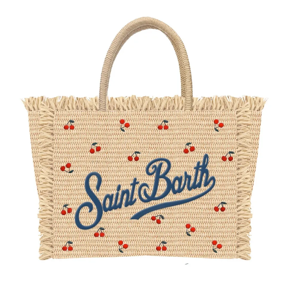 MC2 Saint Barth Colette Straw 00345L Borsa Cherry Beige