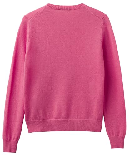 Benetton Maglieria Maglione Girocollo Lana Merino Manica Lunga