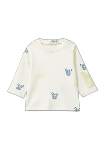 Benetton 3m28a1053 T-Shirt Bimbo 50 Manica Lunga Fantasia