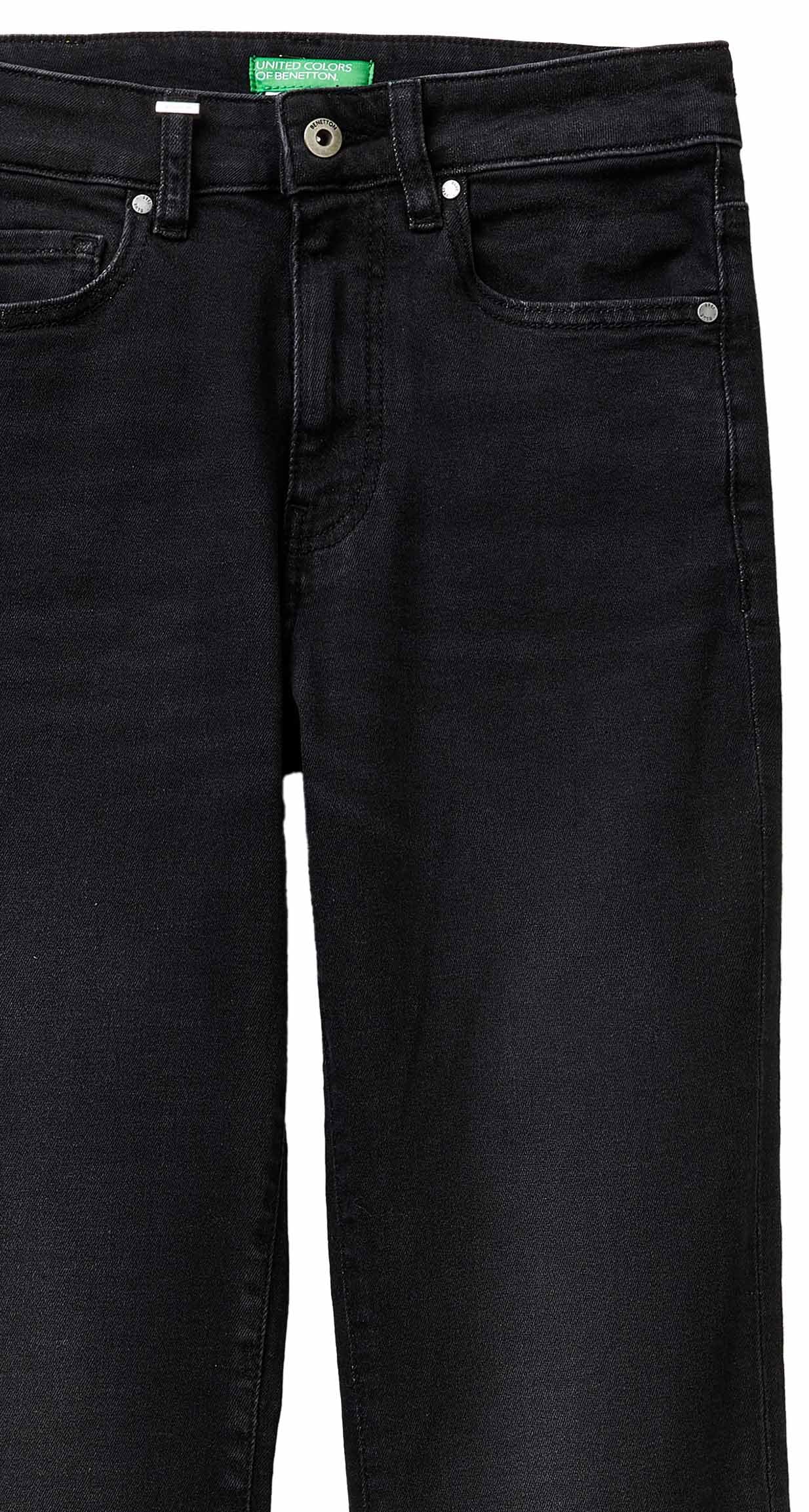 Benetton Jeans Flare Donna Stretch Vita Regular 5 Tasche