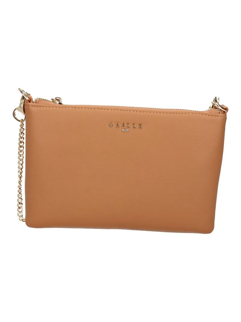 Gaelle Paris GAACW03036 Mini Pochette Caramello Catena