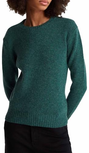 Benetton Maglieria Maglia Donna Girocollo Regular Tinta Unita