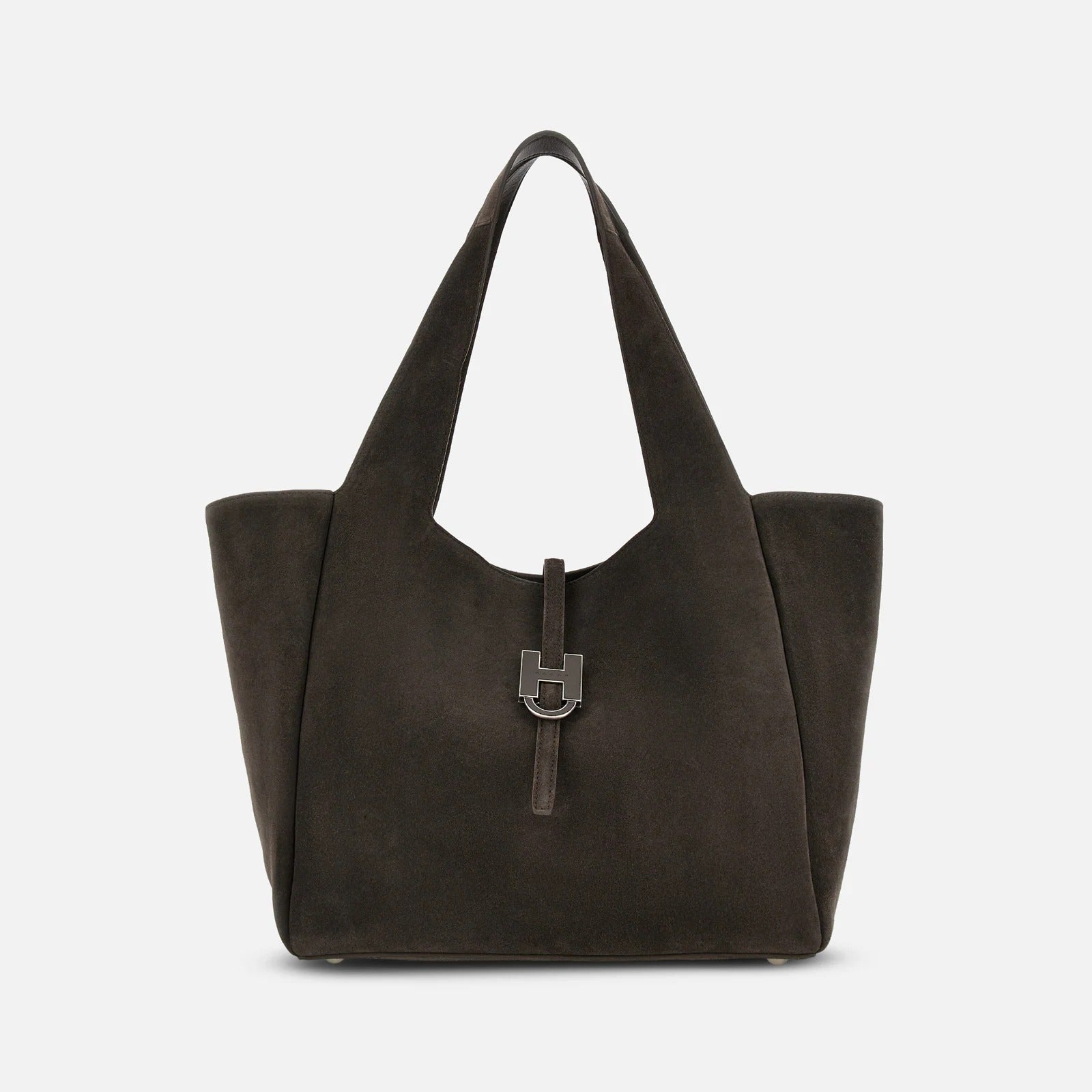 Hogan Shopping Trend KBW01XA1300UGM borsa marrone pelle