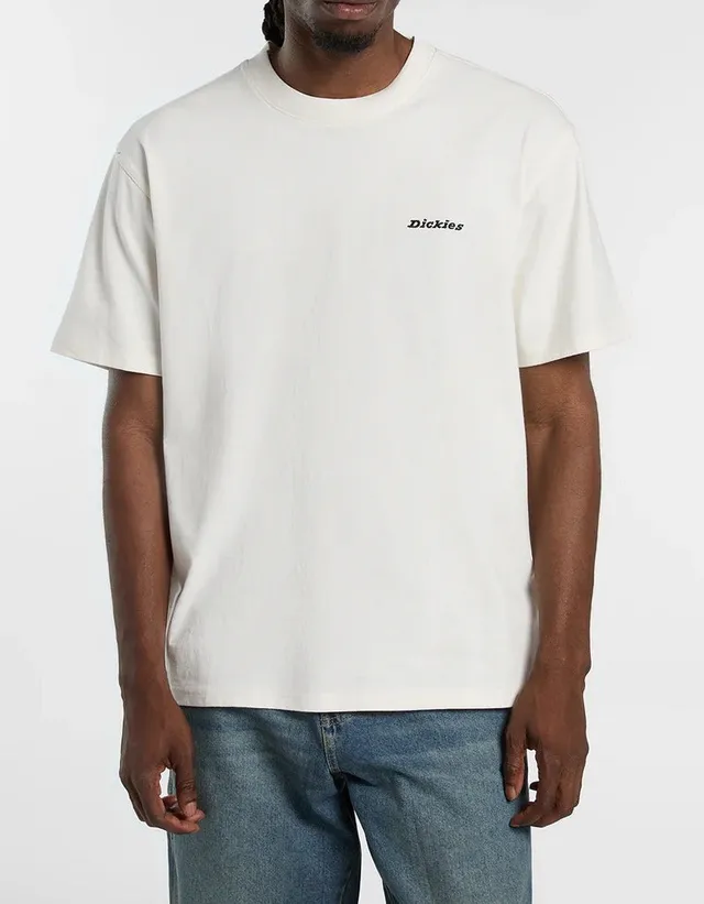 Dickies Loretto DK0A89EN t-shirt uomo ecru cotone