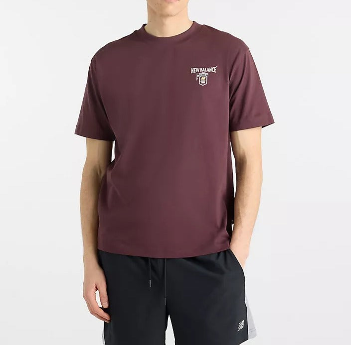 New Balance Grab A Bite MT62B9L t-shirt uomo Cherry Leather