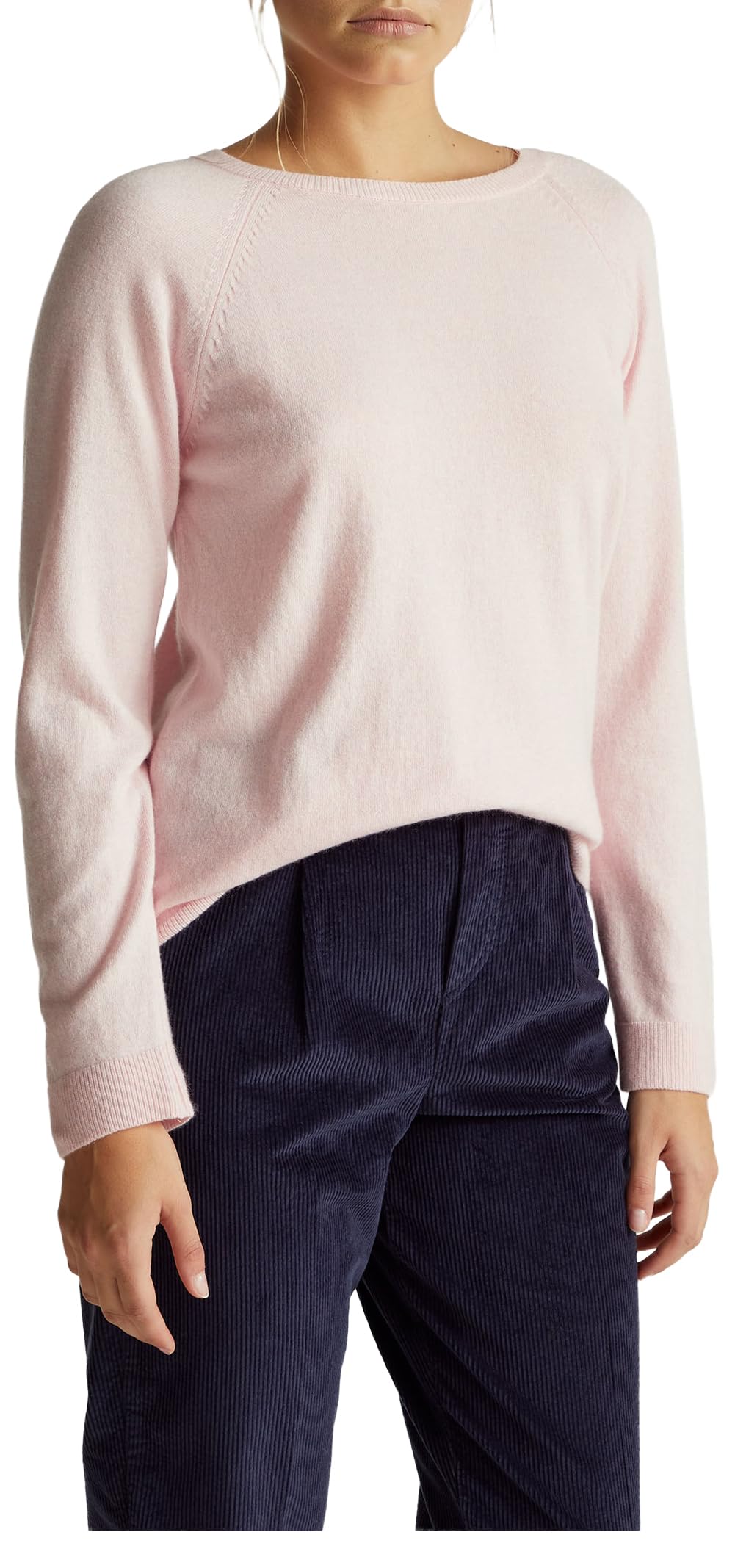 Benetton Maglieria Maglia M/L Maglione Donna Misto Lana