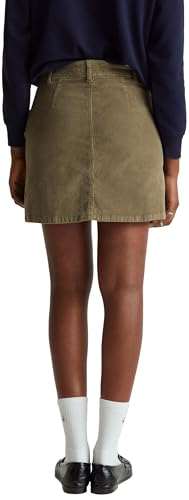 Benetton Gonne Minigonna Donna Velluto Vita Media