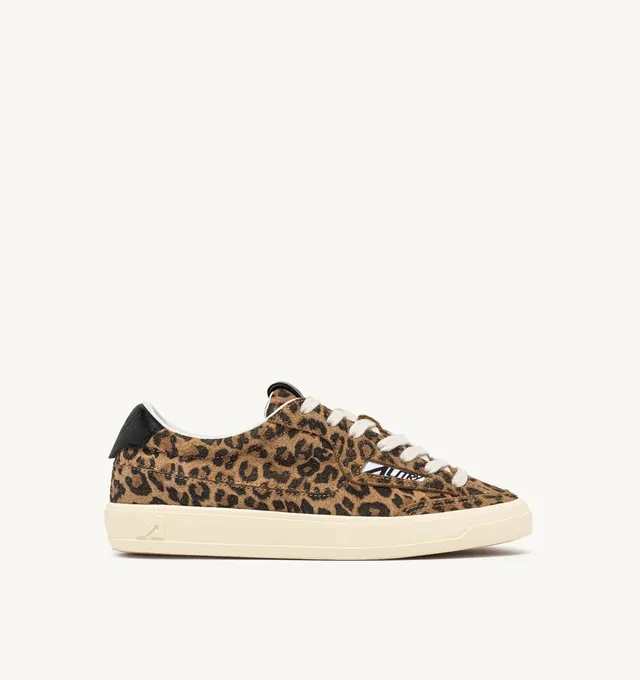 Autry Windscape Low SCLW-DY01 Sneakers Donna Leopard Nero