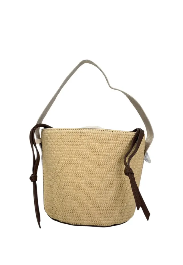 Gaelle Paris GAACW03136 Secchiello Mini Raffia Naturale