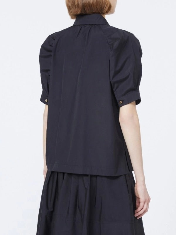 Max Mara Amore MSTAMORE004 camicia donna nera cotone