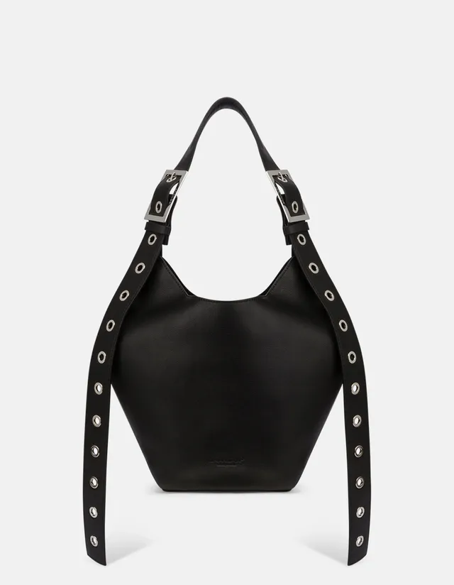 Dondup Hobo Small WB305 borsa pelle nero