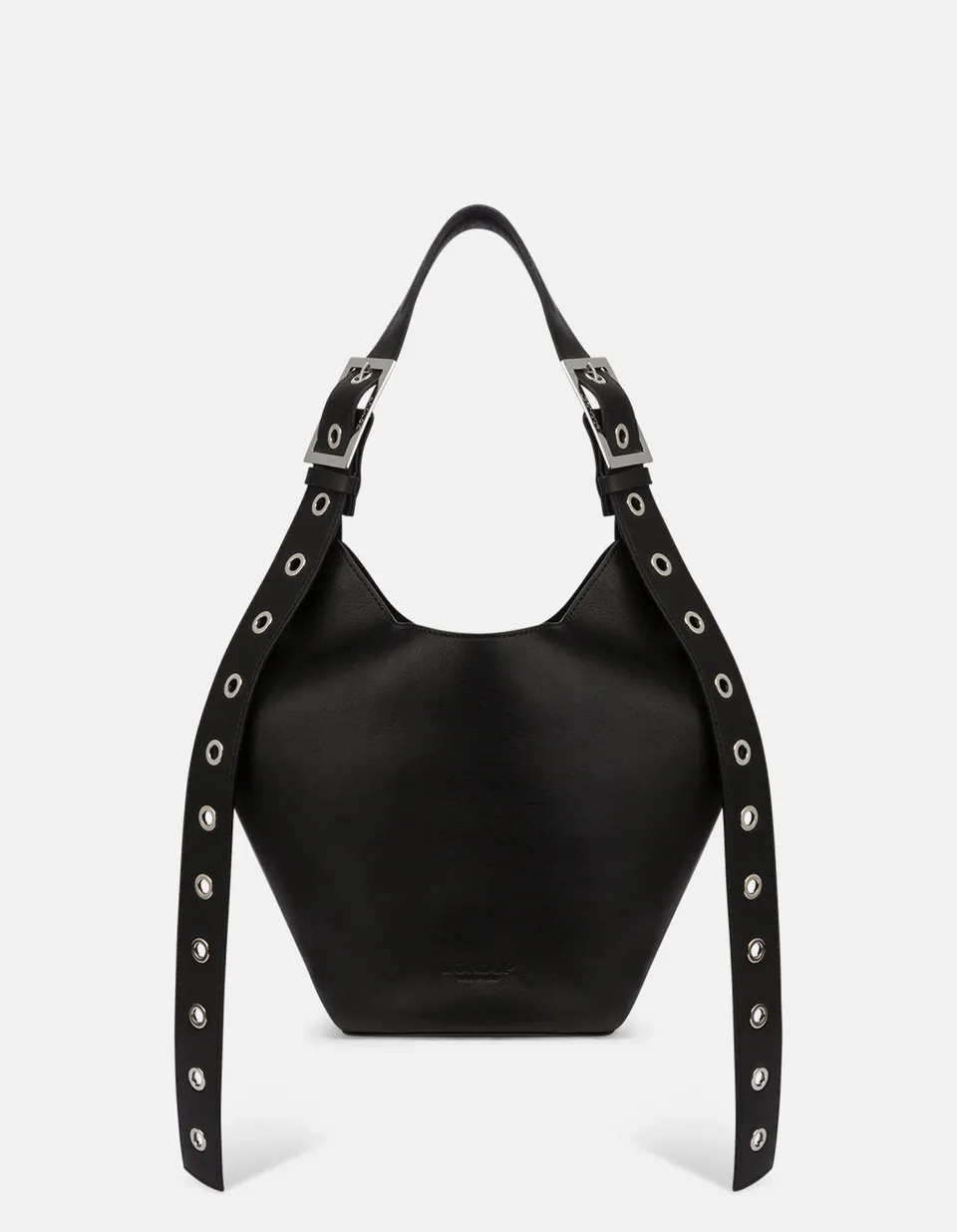 Dondup Hobo Small WB305 borsa pelle nero