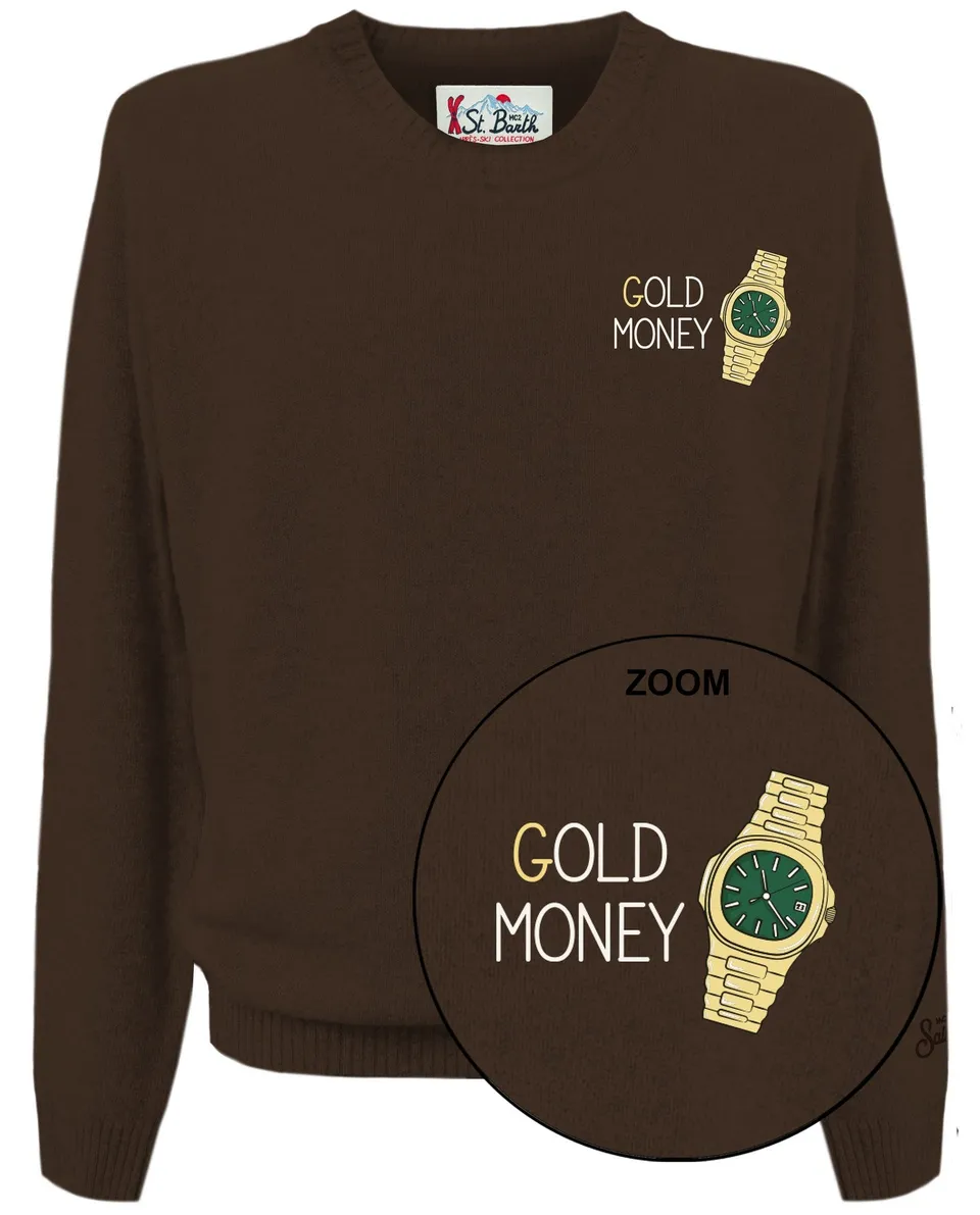 MC2 Saint Barth Heron Light maglione uomo marrone lana
