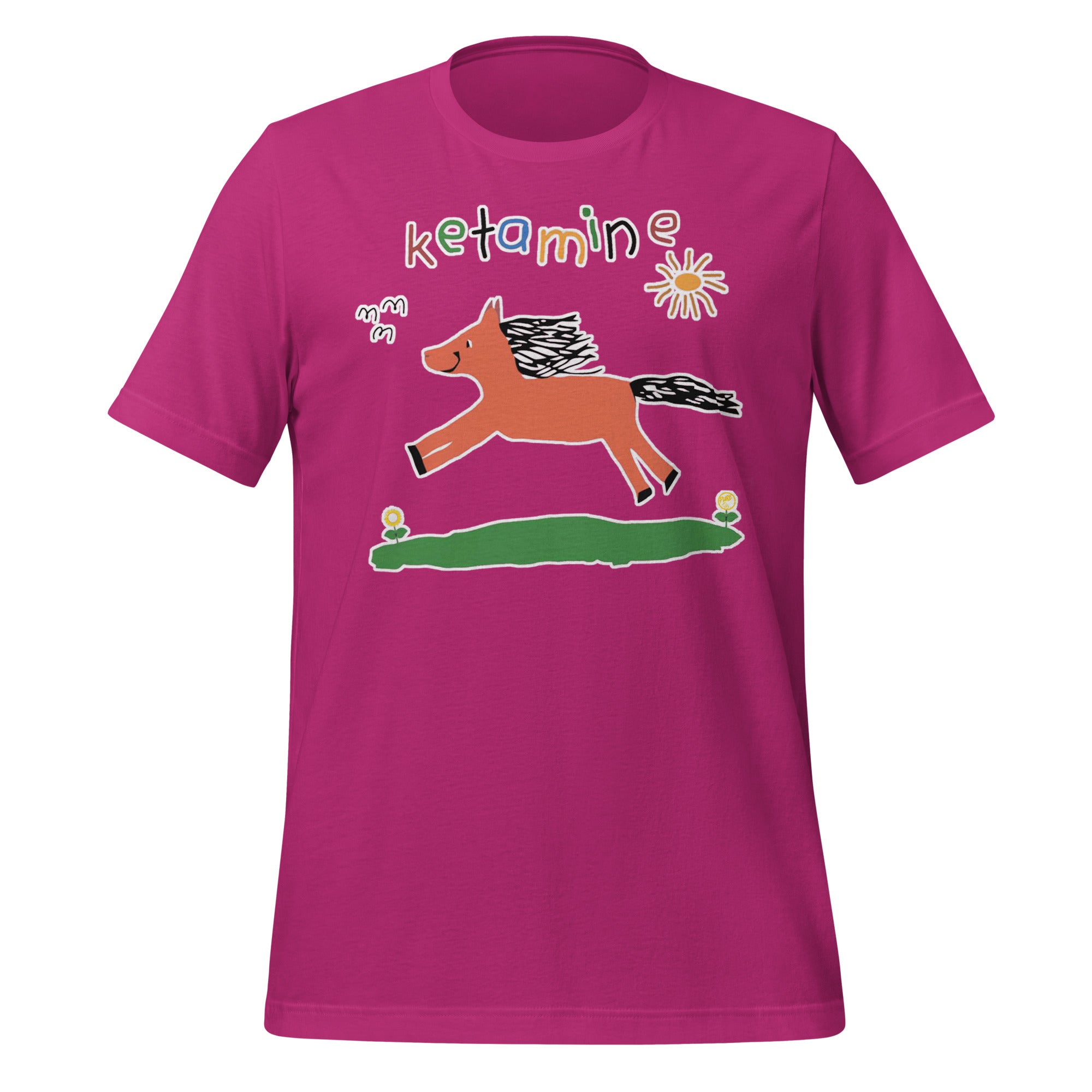 Pure Trash Ketamine t-shirt uomo nera cotone