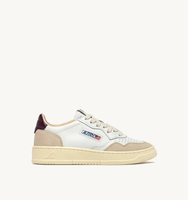 Autry Medalist Low AULW-LS18 Sneakers Bianche Beige