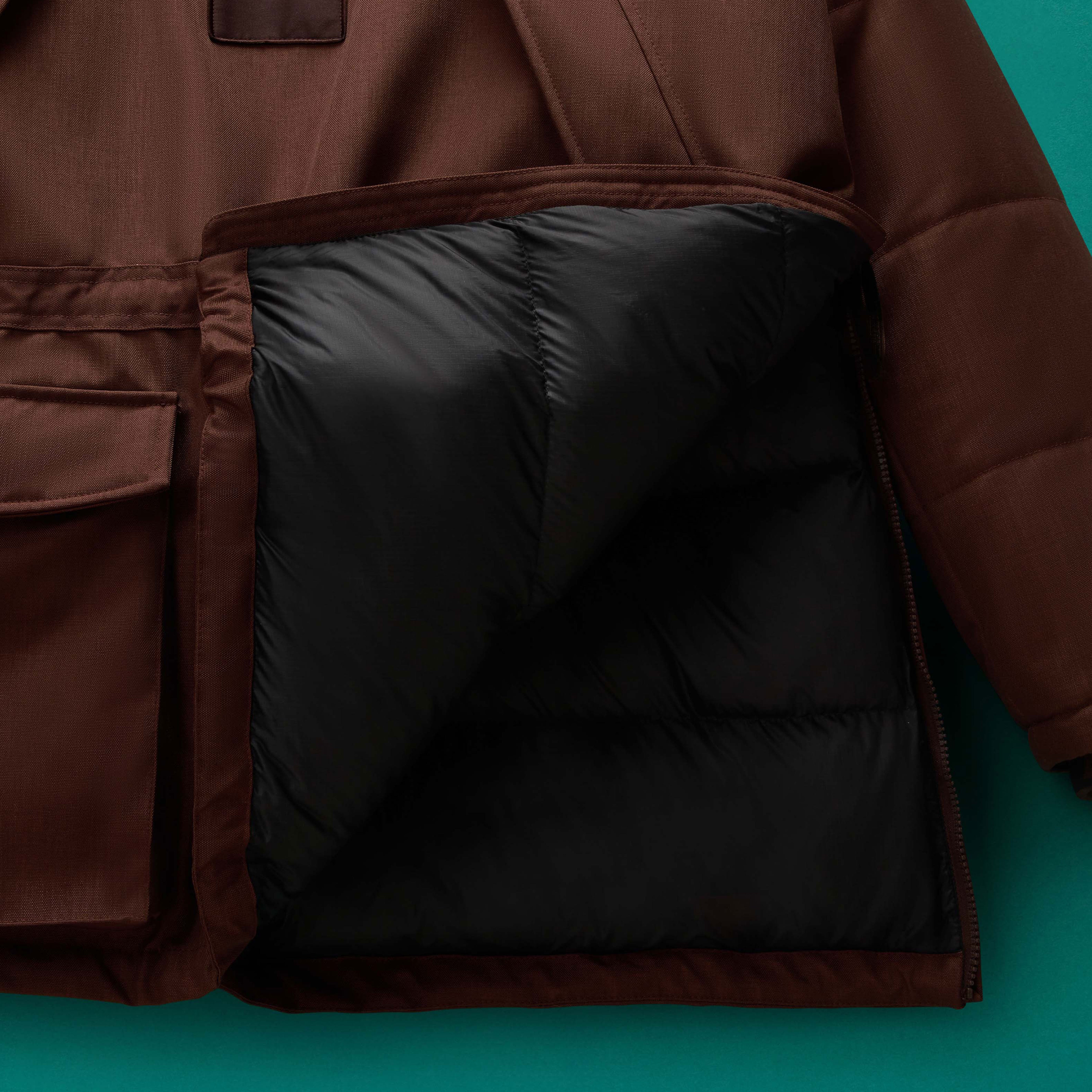 Martine Rose Skidoo Common Anorak giacca chocolate oversize