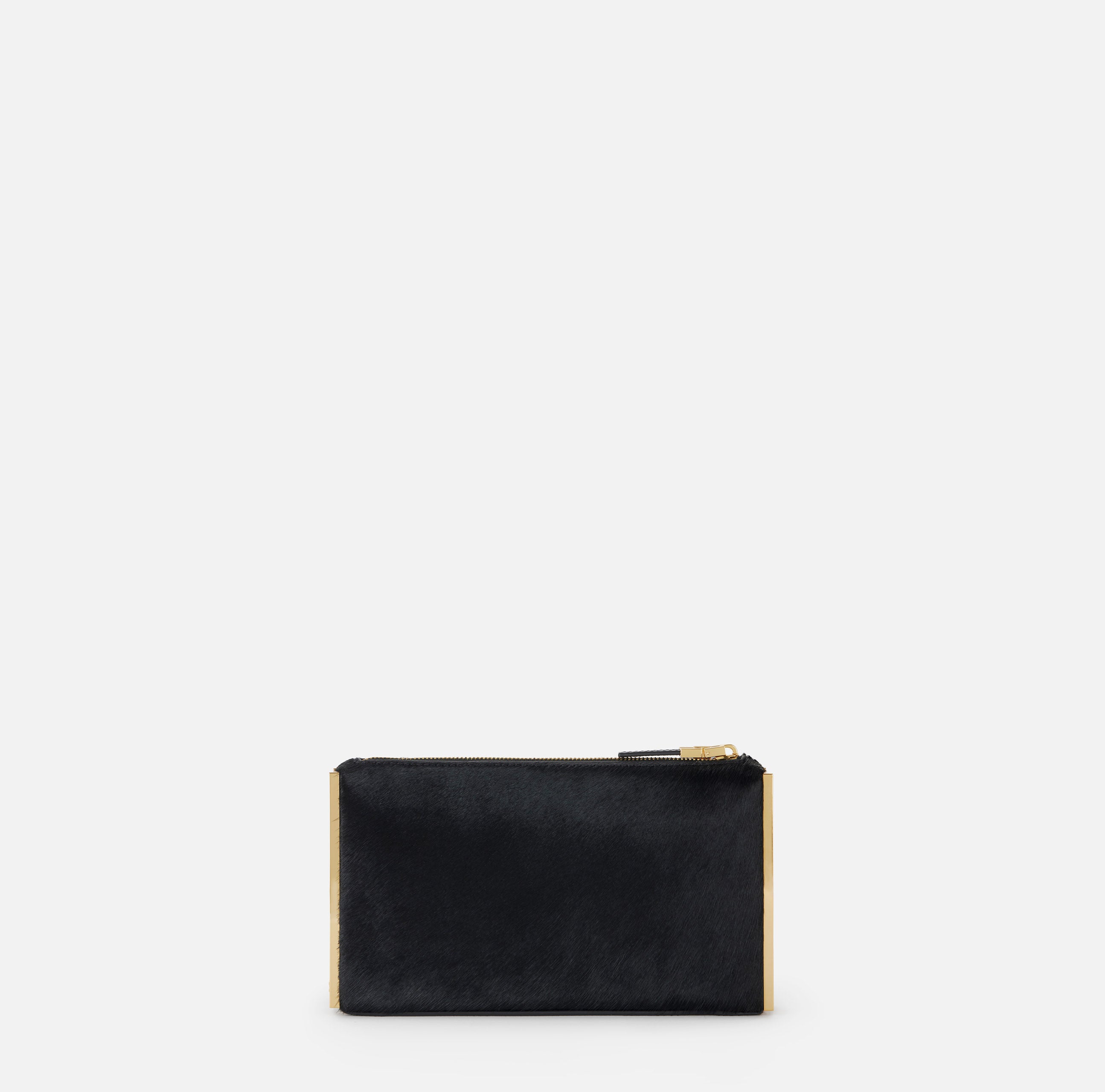 Elisabetta Franchi BS11A67E2 clutch donna nero cavallino