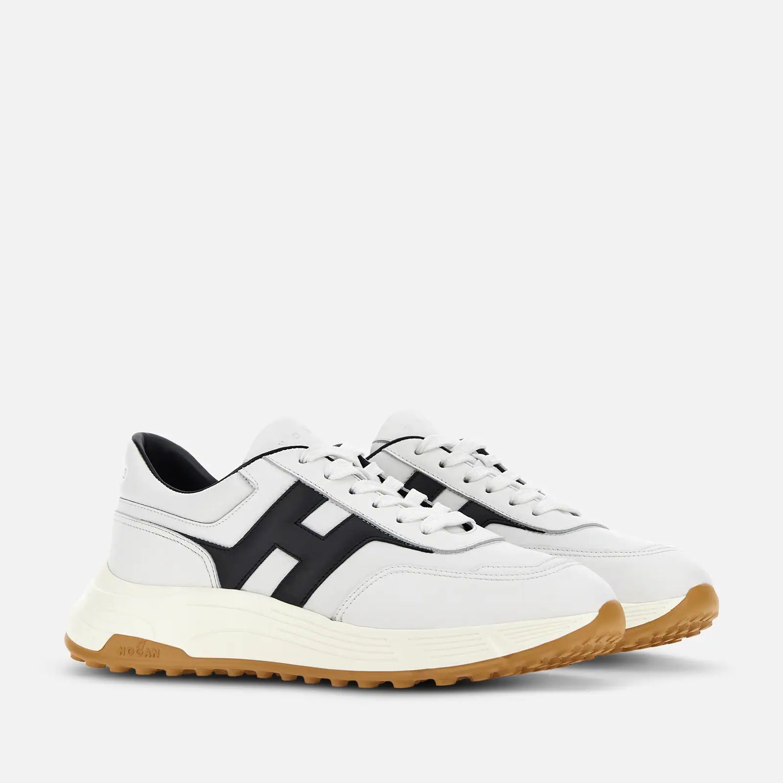 Hogan Hyperlight HXM5630FR30U6 sneakers uomo bianco blu pelle