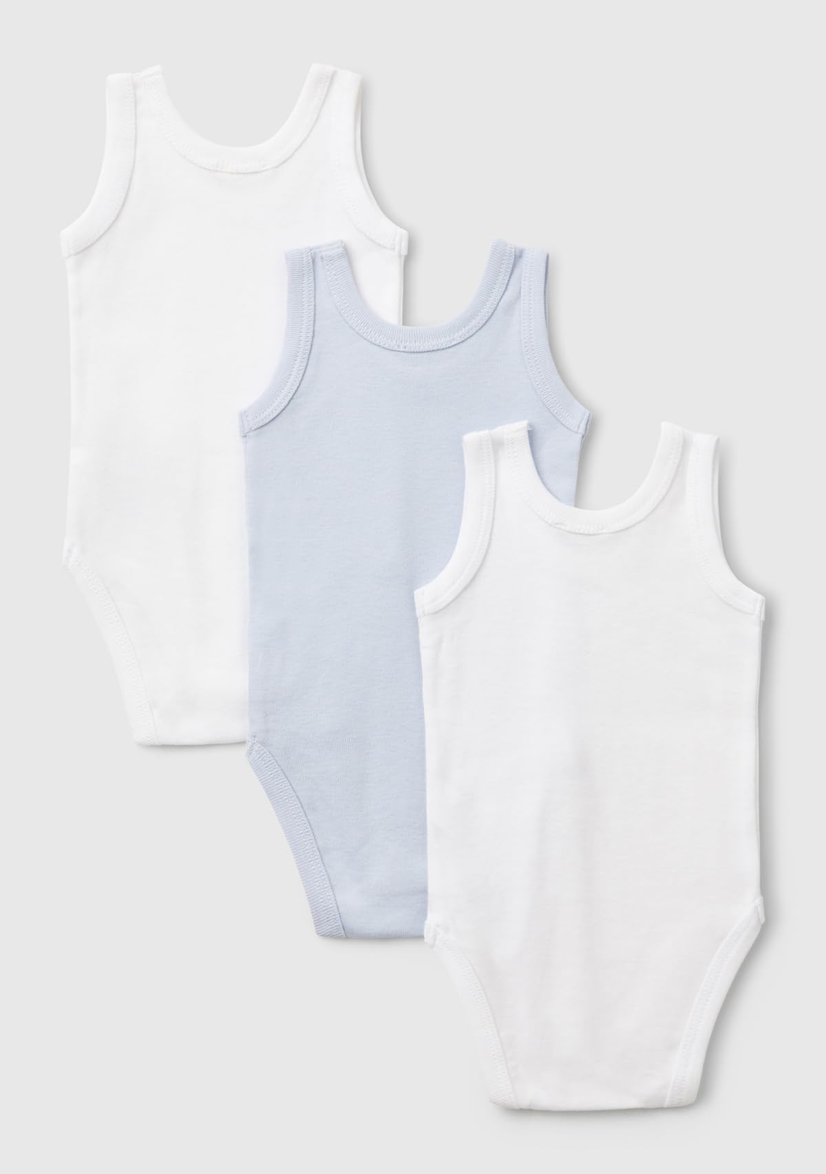 Benetton Body Neonato Canotta Cotone 3 Pezzi 50