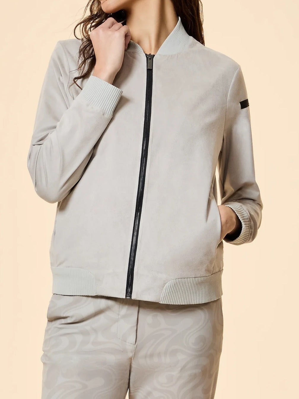 RRD Nabucco 26518 bomber donna white sand