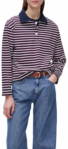Benetton Polo Donna Riga Tinto Filo Regular