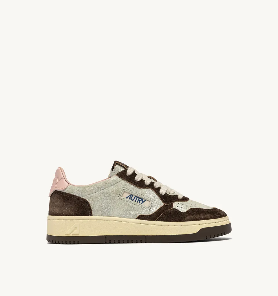 Autry Medalist Low AULW-YB02 Sneaker Silver Mustang